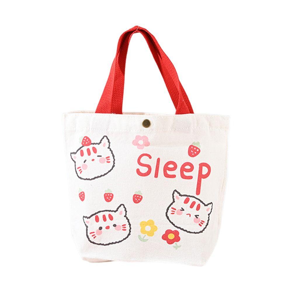 UUMIR Túi Xách canvas Cỡ Lớn In Họa Tiết Trái Đào Hoạt Hình Thời Trang Đi Dã Ngoại