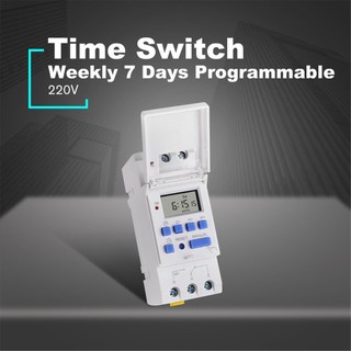 PK SINOTIMER 220V Weekly 7 Days Digital Programmable Timer Switch Relay Control