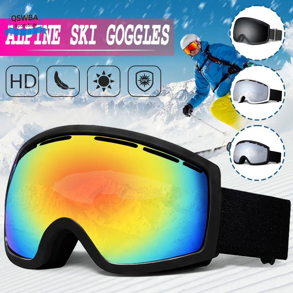 Kính Bảo Hộ Chống Gió Chống Sương Mù Độ Nét Cao Dùng Khi Chơi Thể Thao Trượt Tuyết