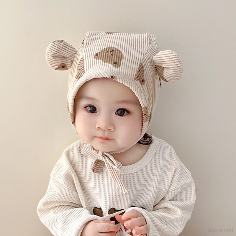 Mũ Tai Gấu Hoạt Hình Xinh Xắn Cho Bé