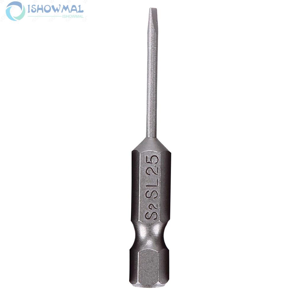 Screwdriver Bit 2.0-6.0mm Accessories Electric Drills Flat Head Magnetic-New In 9-