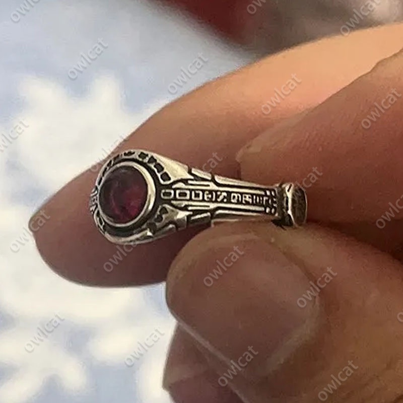 Nhẫn Kamen Rider Kuuga Ring  Size Adjustable With Necklace Masked Rider Belt Style Godai Yusuke Gurongi Packed in Box