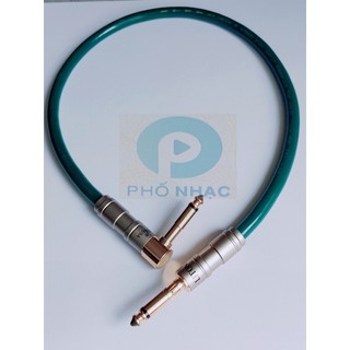 Dây jack 6ly, 1 đầu góc vuông + 1 đầu thẳng - dây 2 đầu 6 ly - dây tín hiệu âm thanh chống nhiễu