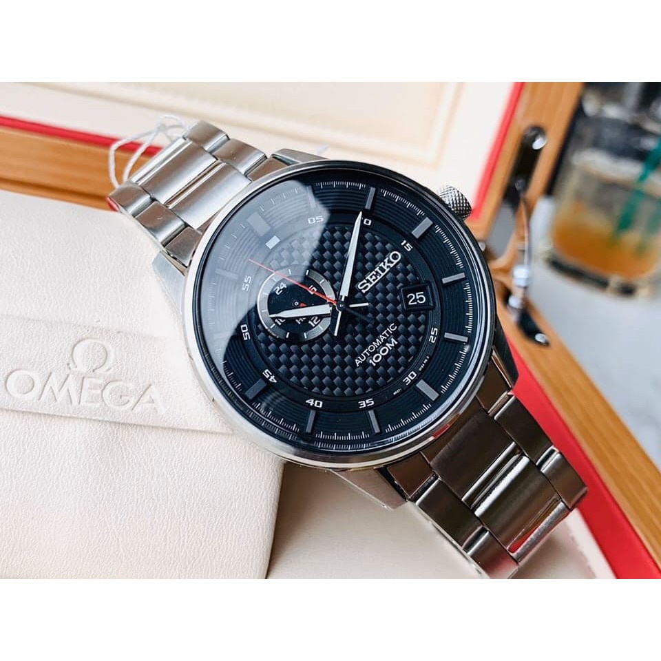 Đồng hồ nam chính hãng Seiko SSA381K1 - Máy Automatic cơ - Kính cứng