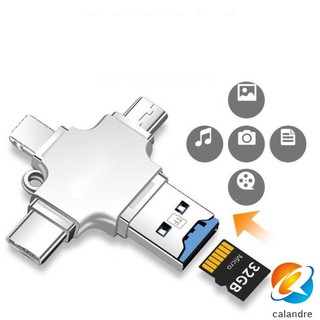 Đầu Đọc Thẻ Nhớ micro sd usb 3.0 4 Trong 1 Cho iphone