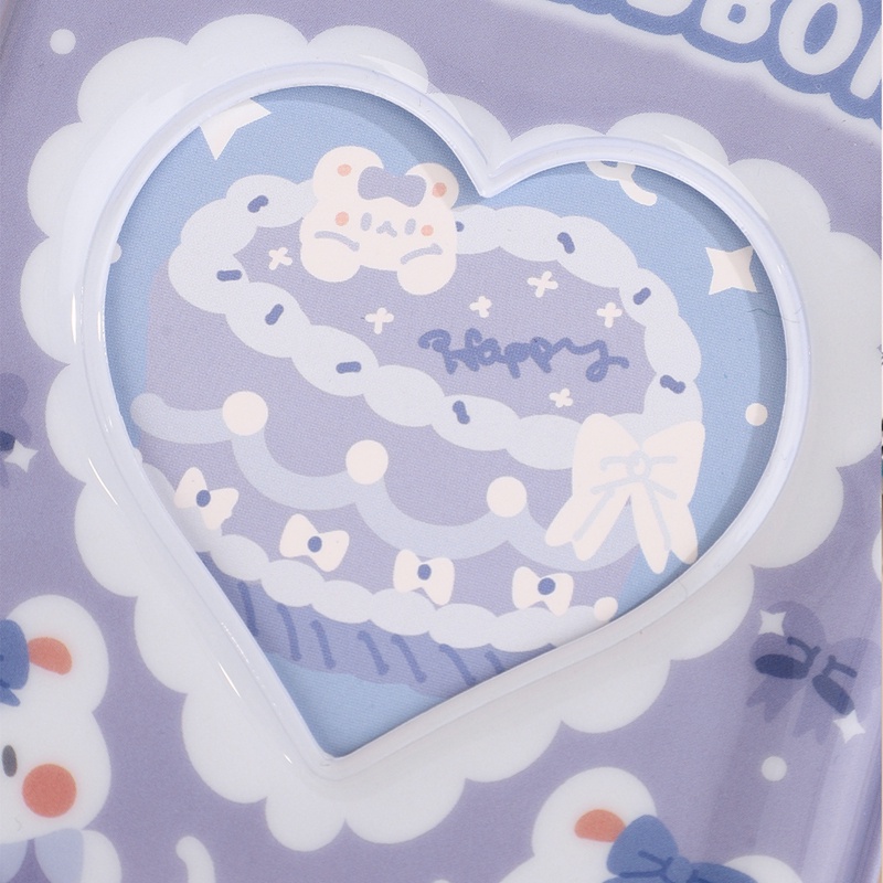 Dễ Thương album Ảnh 3 inch Trái Tim Gấu Đáng Yêu