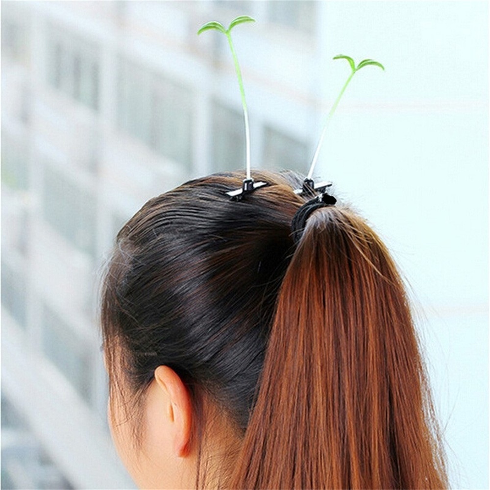 Set 5 Kẹp Tóc Hình Hạt Đậu Dễ Thương Cho Bé Gái