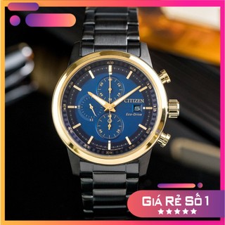Đồng hồ nam chính hãng Citizen CA0614-51L - Máy Quartz pin Eco Drive năng lượng ánh sáng - Kính cứng cường lực MKT66