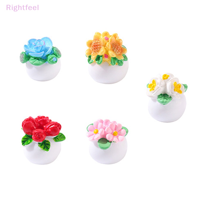 Chậu Cây Giả mini Trang Trí Nhà Búp Bê / Văn Phòng / Nhà Búp Bê Mới