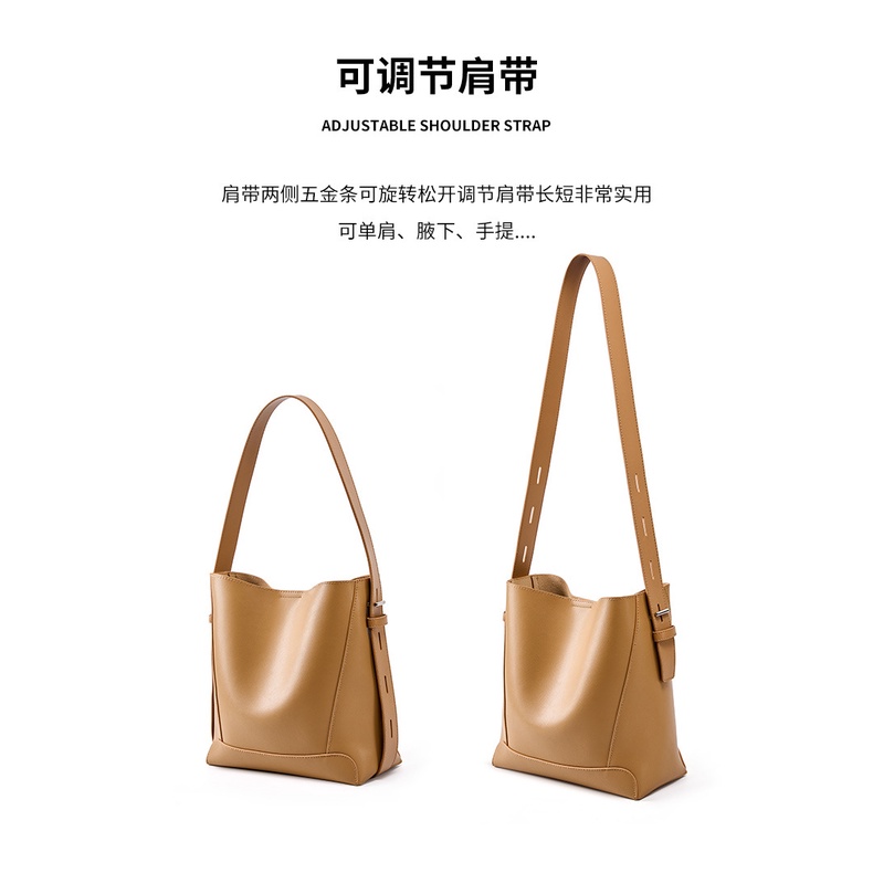 Túi Xách Đeo Vai Da Thật Cỡ Lớn Thời Trang Xuân Hè 2023 Cho Nữ