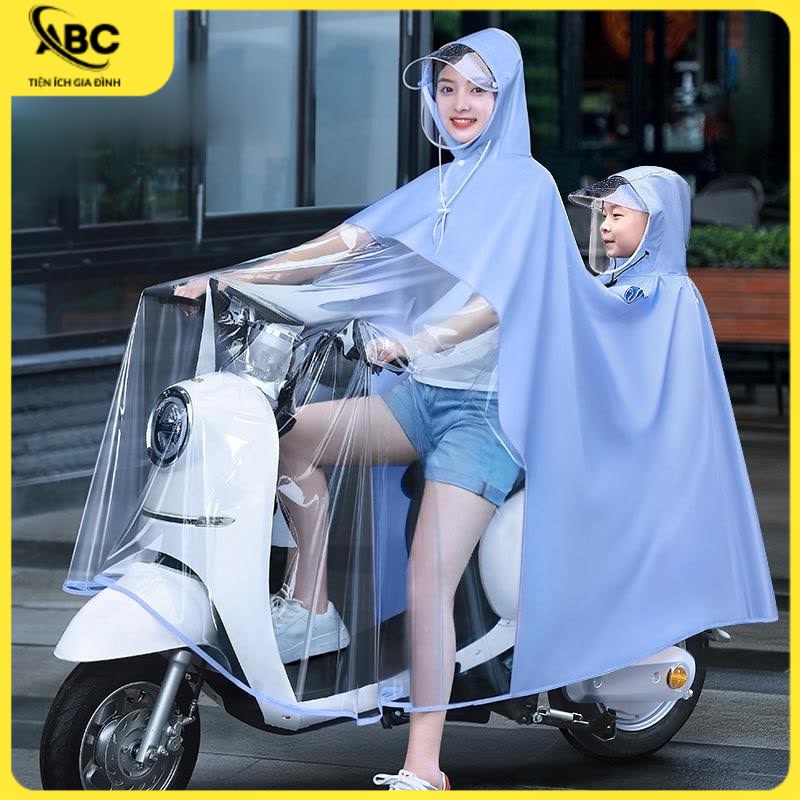 Áo Mưa Quây Áo Mưa Đơn / Đôi Bằng Vải Oxford Dày Dặn Chống Cháy Nổ Cho Xe Máy