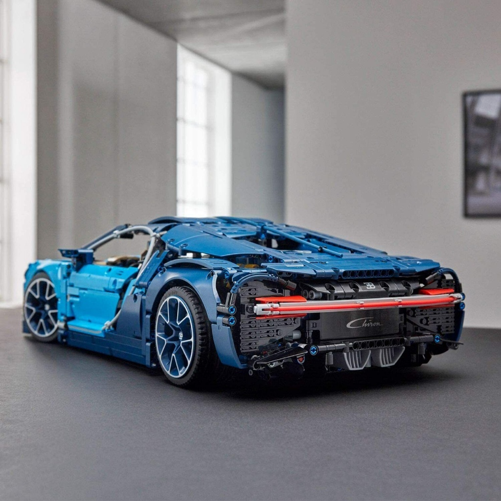 Mô hình lắp ráp Lego siêu xe Bugatti Chiron và Lamborghini EKP 37 tỉ lệ 1:8 hàng chuẩn loại I