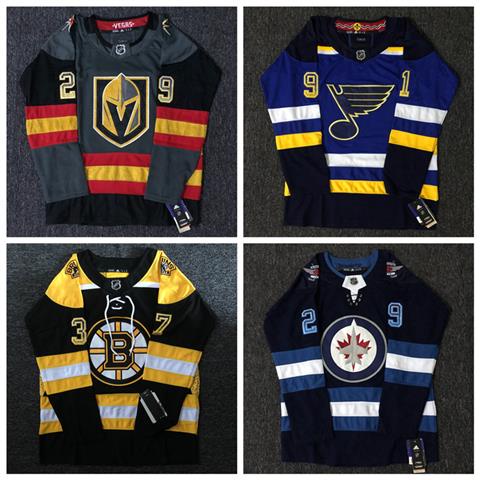 NHL Khúc Côn Cầu Jersey Khúc Côn Cầu Jersey Hip Hop hiphop Plus Size BF Jersey Áo Thun Rời