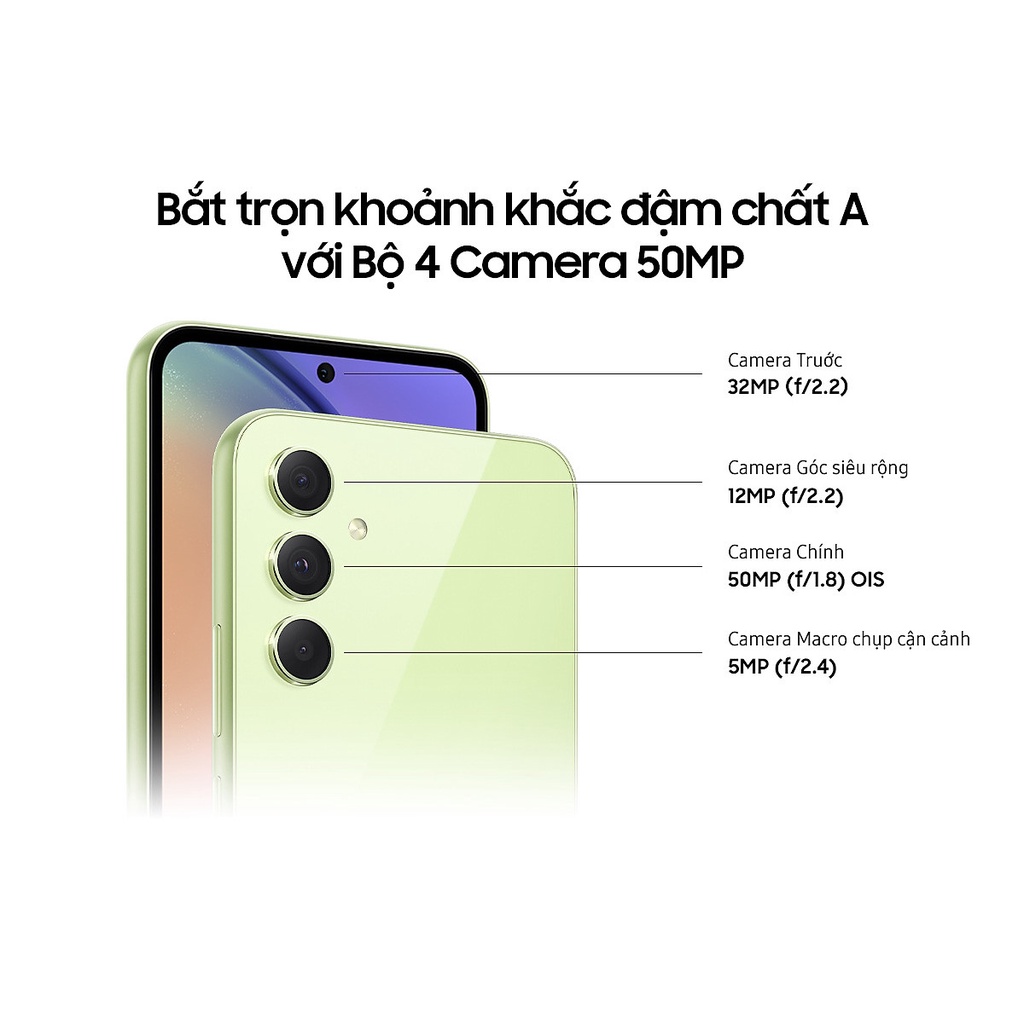 Điện thoại Samsung Galaxy A54 5G  - Hàng chính hãng