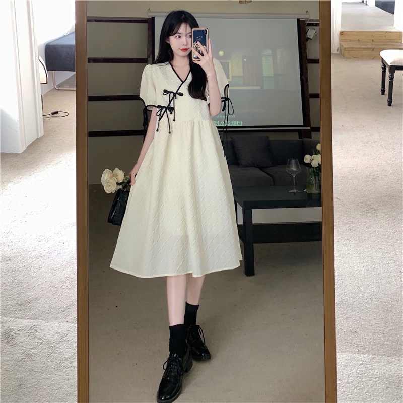 Đầm Thời Trang Màu Trắng Thanh Lịch Cho Nữ