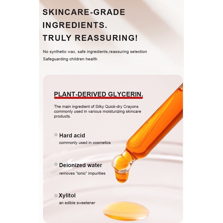 Bút Màu Sáp Lụa Hữu Cơ Mideer Silky Crayon Kèm Quai Xách Cho Bé 8 - 12 - 24 Màu