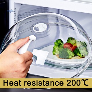 FAIRNULL Nắp Đậy Đĩa Chịu Nhiệt Trong Suốt Chống Văng Có Thể Giặt Rửa Cho Lò Vi Sóng