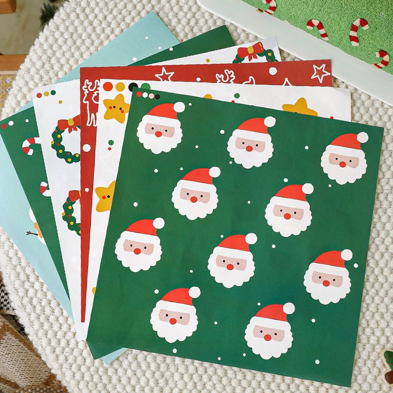 Cuộn Giấy Vẽ Họa Tiết Động Vật / Dâu Tây / cherry Trang Trí Bánh Kem Giáng Sinh