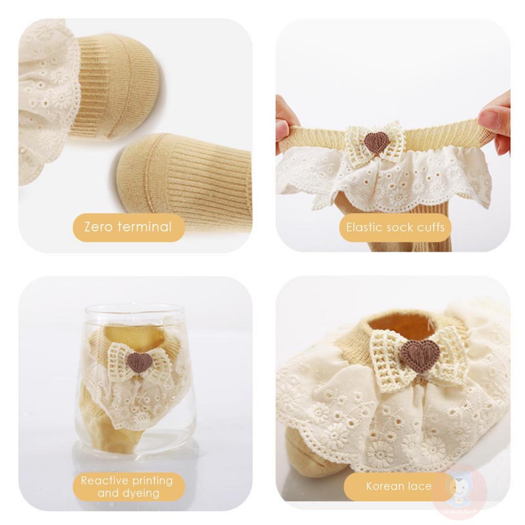 Đôi Vớ Thoáng Khí Dễ Thương Cho Bé Gái laa6-baby