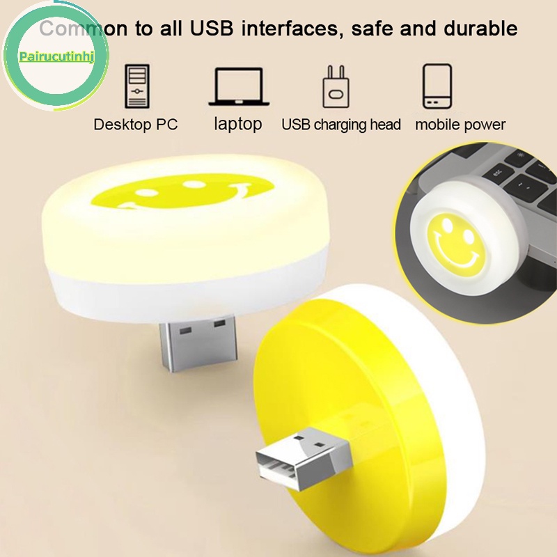 Parucutin Đèn led Đọc Sách mini usb Ánh Sáng Ban Đêm Trang Trí Phòng Ngủ vn