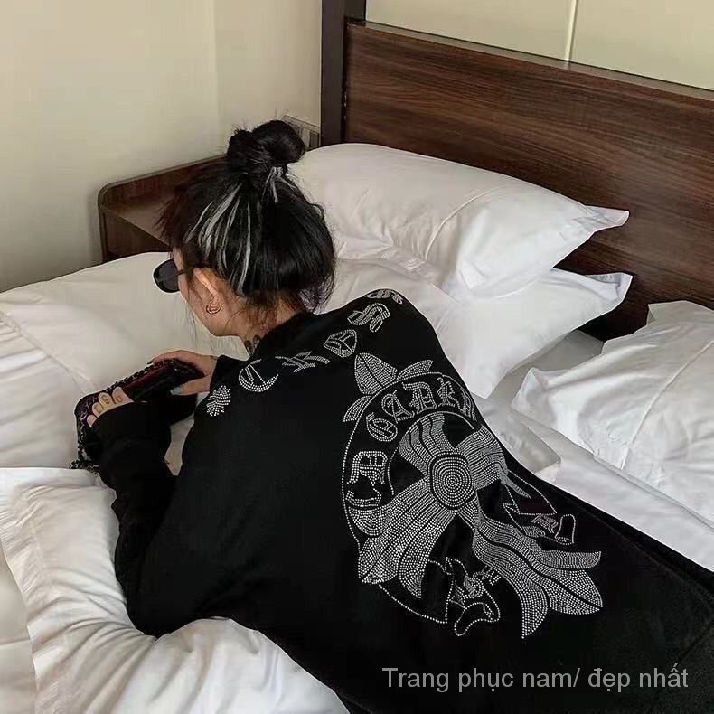 Áo Hoodie Dài Tay Phong Cách Âu Mỹ Mới Cho Cặp Đôi