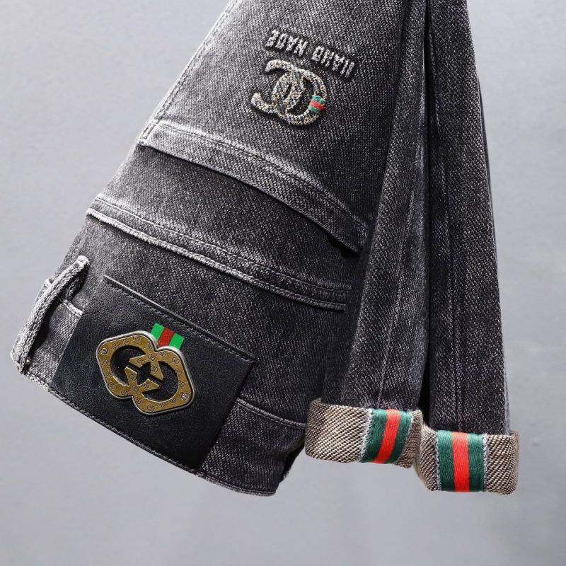 Quần jeans Dài Thêu Họa Tiết Phong Cách Hàn Quốc Thời Trang Cho Nam