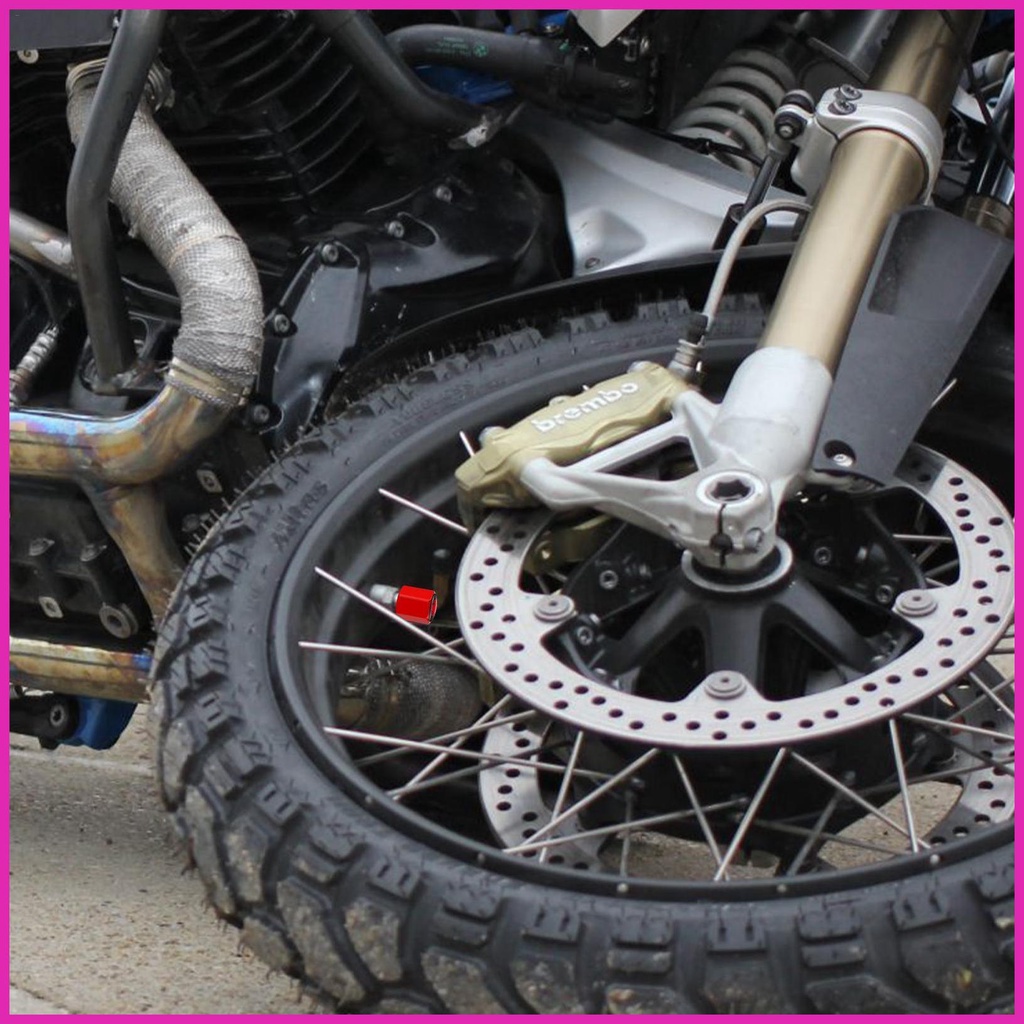 4 Nắp Van Bánh Xe Đạp, Xe Máy, Xe Oto, Bằng Kim Loại Mới