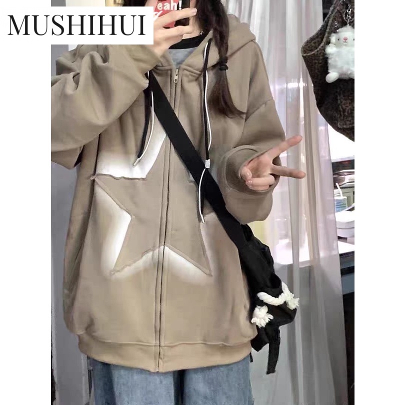 MUSHIHUI Áo Khoác áo khoácnữ Chất lượng thời trang thoải mái A28J10B
