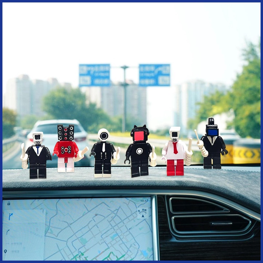 Skibidi Bộ Đồ Chơi Lắp Ráp Mô Hình toilet man man Độc Đáo