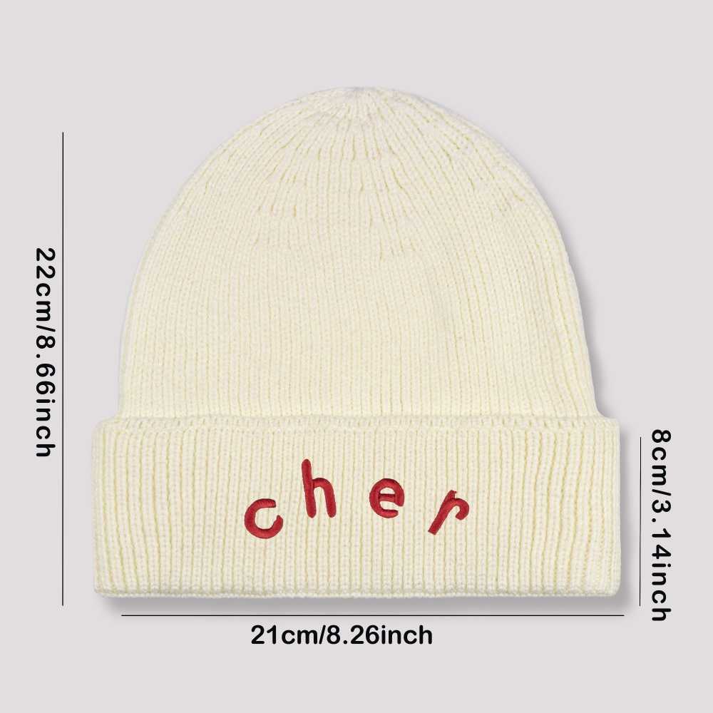 LINJW Mũ Beanie Dệt Kim Vải cotton Mềm Mại Phong Cách Hàn Quốc Thời Trang Mùa Đông Ấm Áp Cho Nữ