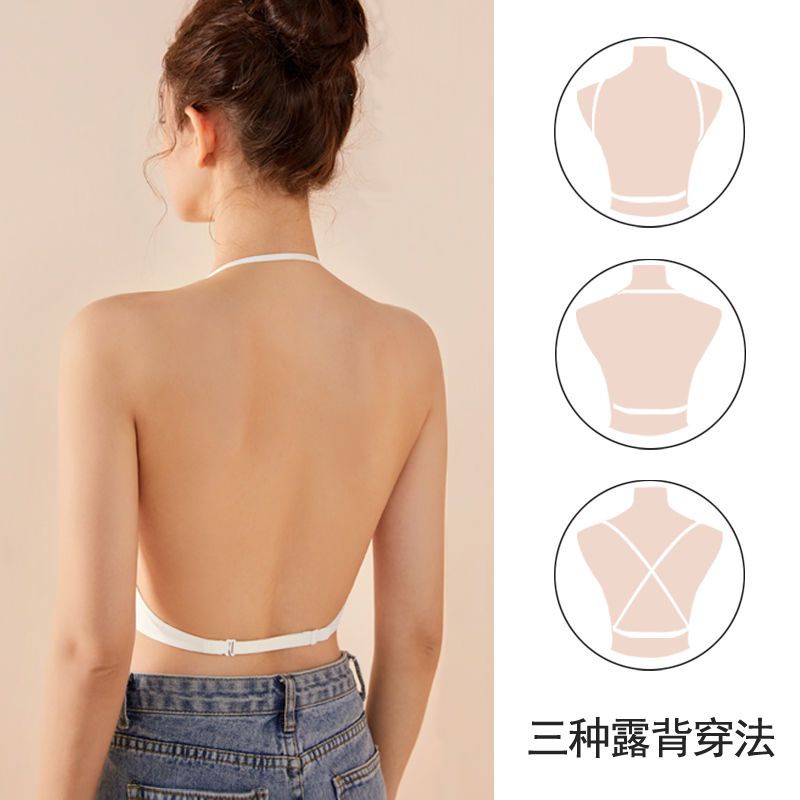 Áo Lót Nâng Ngực Cổ Chữ u Không Dây Hở Lưng Thời Trang Mùa Hè Cho Nữ