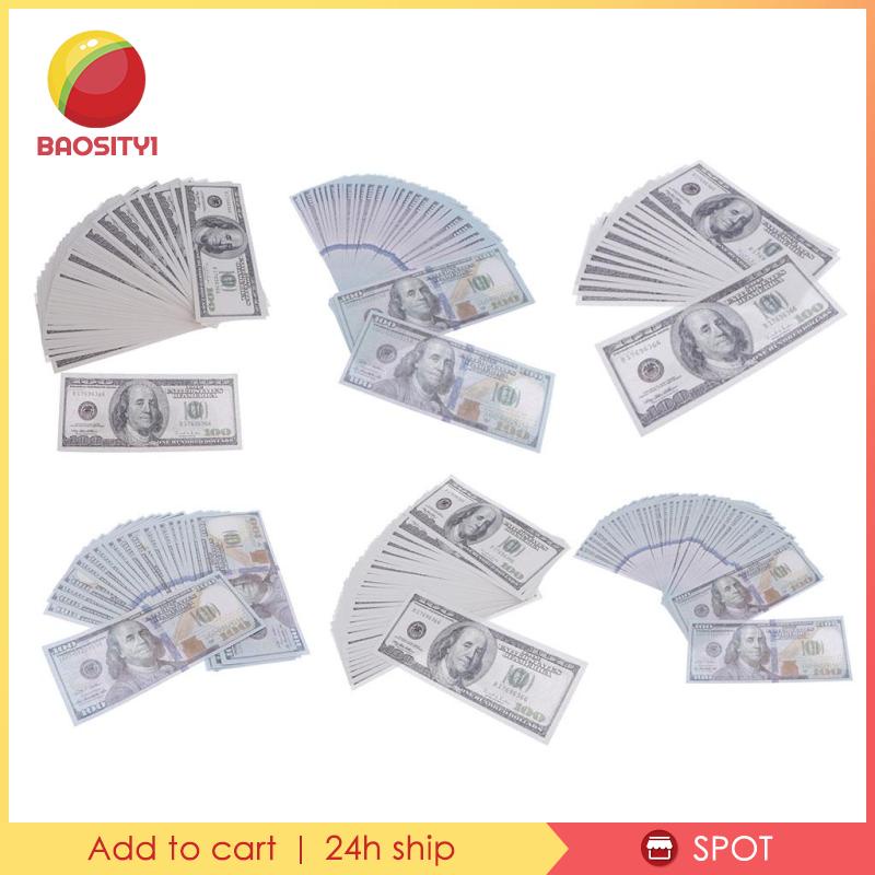 Set 100 Tờ Tiền Đô La Mỹ Giả Dùng Làm Đạo Cụ Chụp Ảnh Sáng Tạo