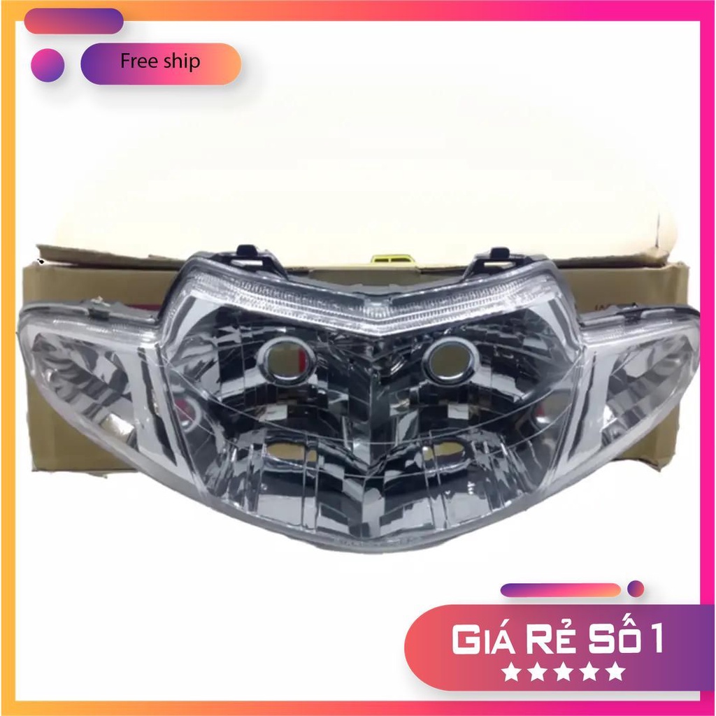 Đầu đèn Wave 2 bóng loại rẻ