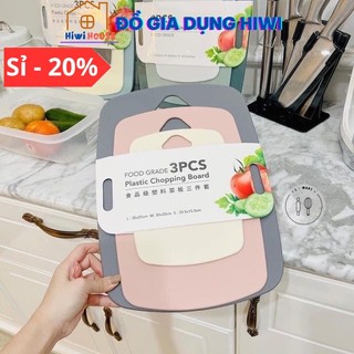 SET 3 Thớt nhựa kháng khuẩn