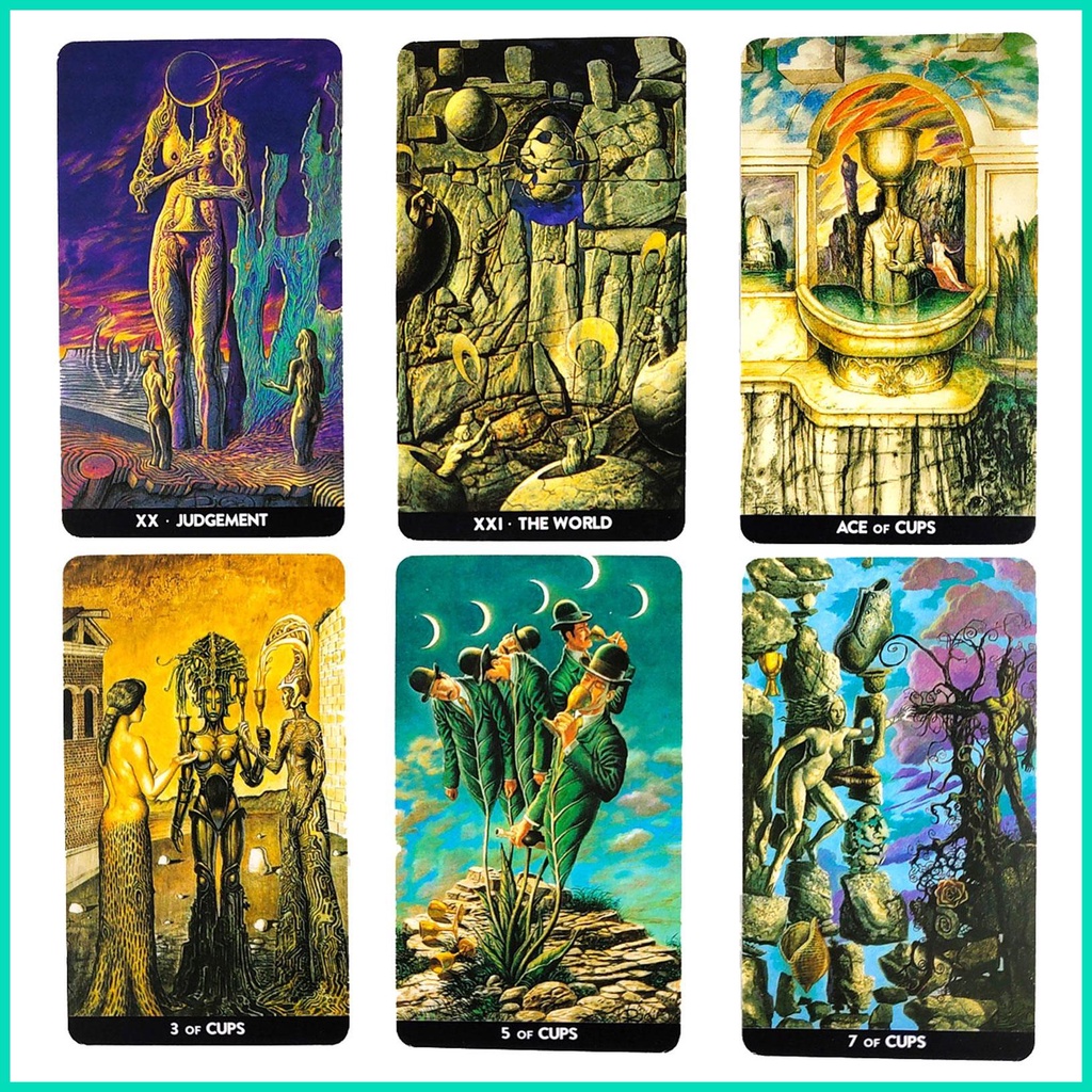 Mới Bộ Bài tarot Khoai Môn Tiếng Anh