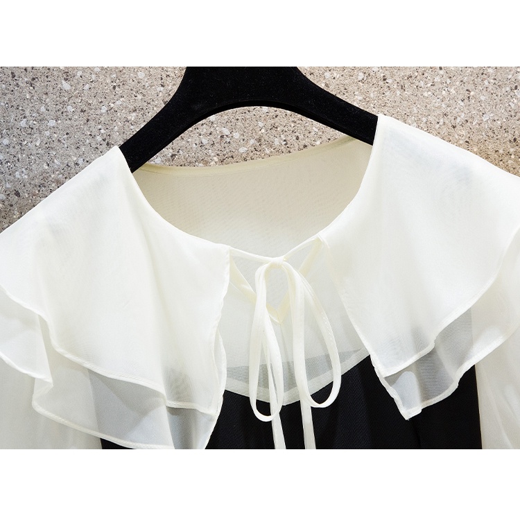 🌸Hàng Order🌸Váy Đầm Bigsize Tay Voan Cổ Bèo Tầng Dáng Dài Xoè Tiểu Thư Nữ Tính🌸Hàng Quảng Châu