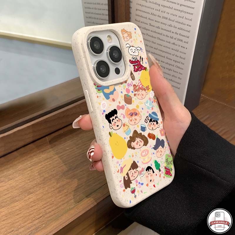 Ốp Điện Thoại Dẻo Họa Tiết Cậu Bé Bút Chì Cho iphone 15 11 14 12 13 pro max 7plus xr 6 6s 7 8 15 plus 8plus x xs max