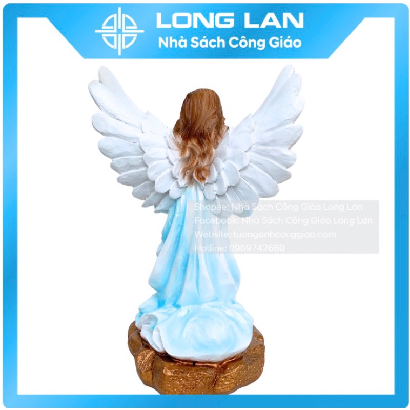 Tượng thiên thần poly 30cm- Quà tặng Công Giáo, lễ quan thầy, sinh nhật