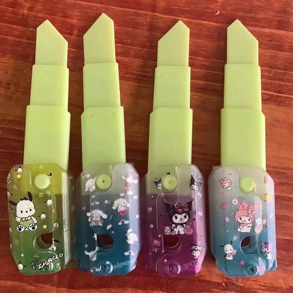 SANRIO 1 Thẻ Đồ Chơi Nhấn Giảm Căng Thẳng In Hình Cà Rốt 3d Bằng Nhựa Có Đèn led Phát Sáng Cho Trẻ Em