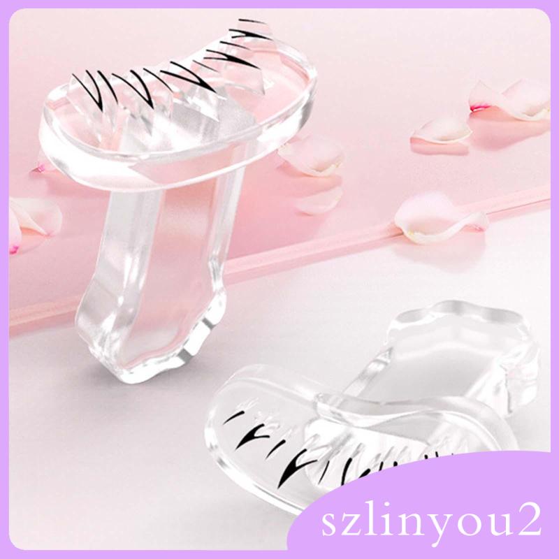 Set 2 Con Dấu In Lông Mi Dưới Dùng Trong Nhà Và Ngoài Trời