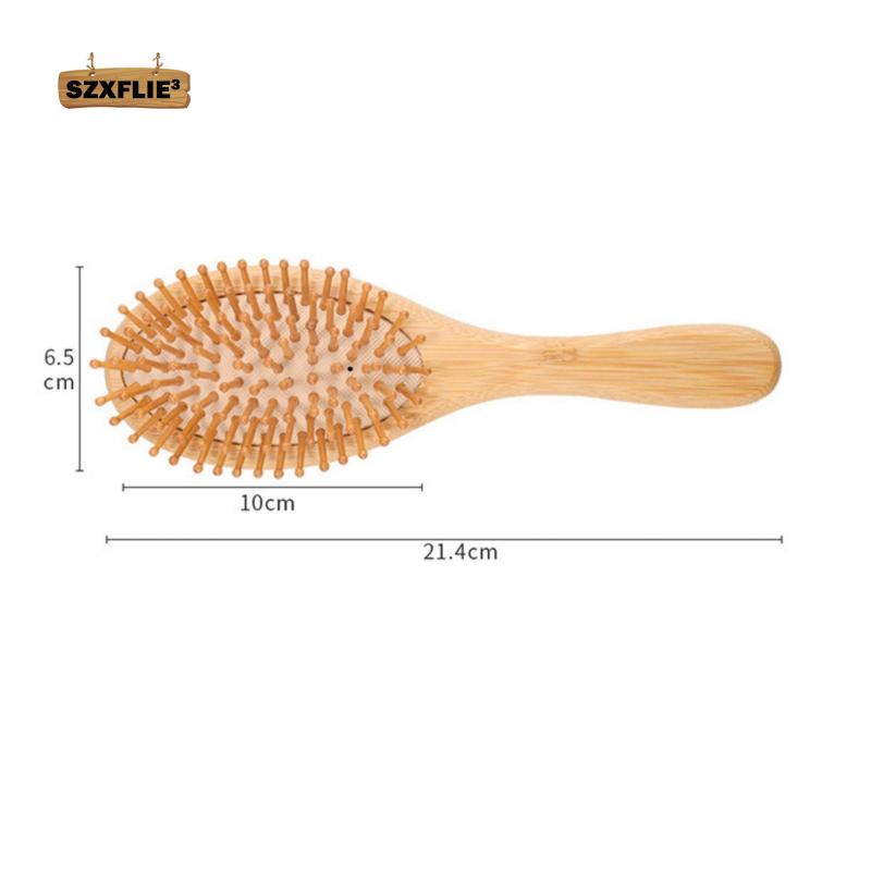 Lược Chải Tóc Bằng Tre Mát Xa Da Đầu Dành Cho Nam Và Nữ