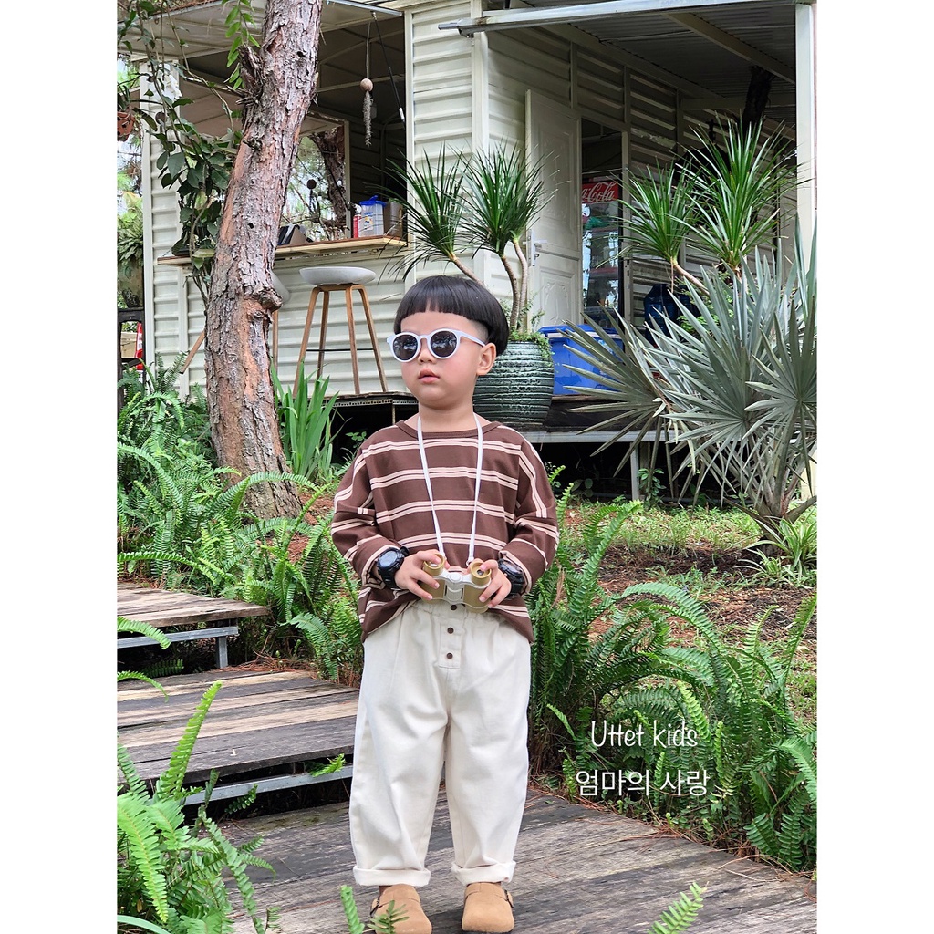 QUẦN KAKI PHONG CÁCH HÀN QUỐC DÁNG BAGGY PHÙ HỢP CHO BÉ GÁI VÀ BÉ TRAI 6336