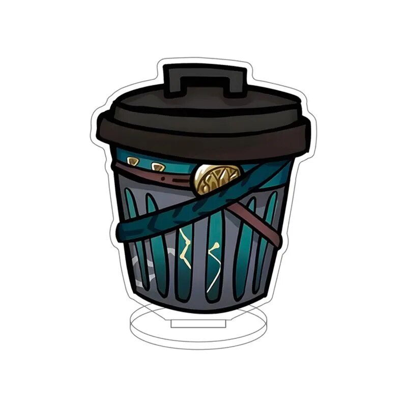 Mô hình Standee Anime Game Honkai Star Rail Cosplay Pom-Pom Himeko Phụ kiện trang trí để bàn góc học tập