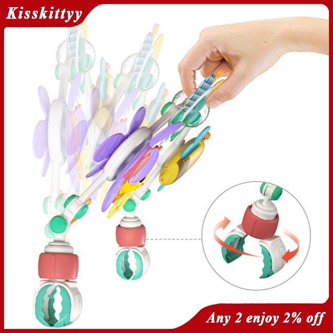 Kisskitty Đồ Chơi Xe Đẩy Em Bé Có Thể Điều Chỉnh Âm Thanh Hình Thú Đáng Yêu