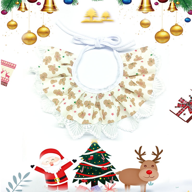 Khăn Choàng Cổ Họa Tiết Giáng Sinh Cho Thú Cưng