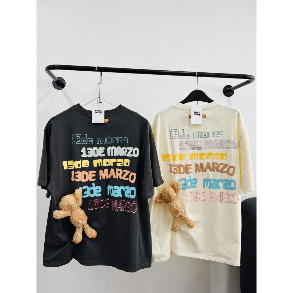 13DE MARZO TEE - Áo Thun 13De Natural Colorful Ribbon