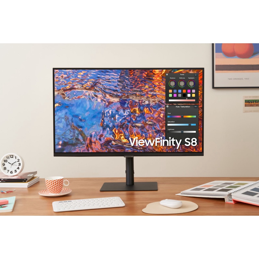 Màn hình Samsung ViewFinity S8 32inch LS32B800PXEXXV 4K UHD - Hàng Chính Hãng