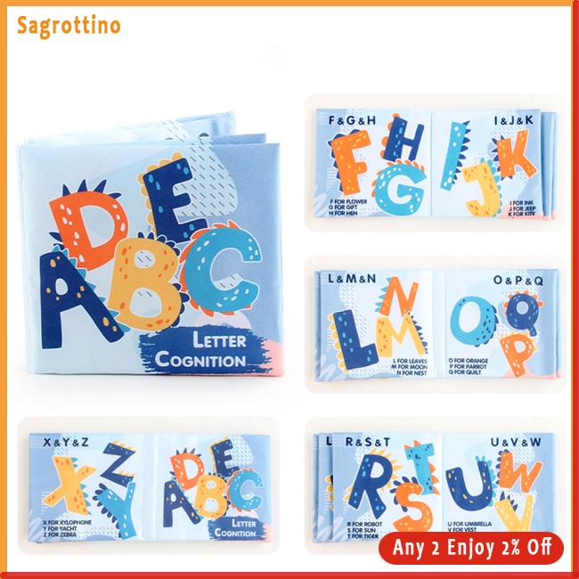 Sag Sách Vải Ba Chiều Hình Khủng Long Đại Dương Ba Chiều Có Âm Thanh Giáo Dục Sớm Dành Cho Trẻ Em