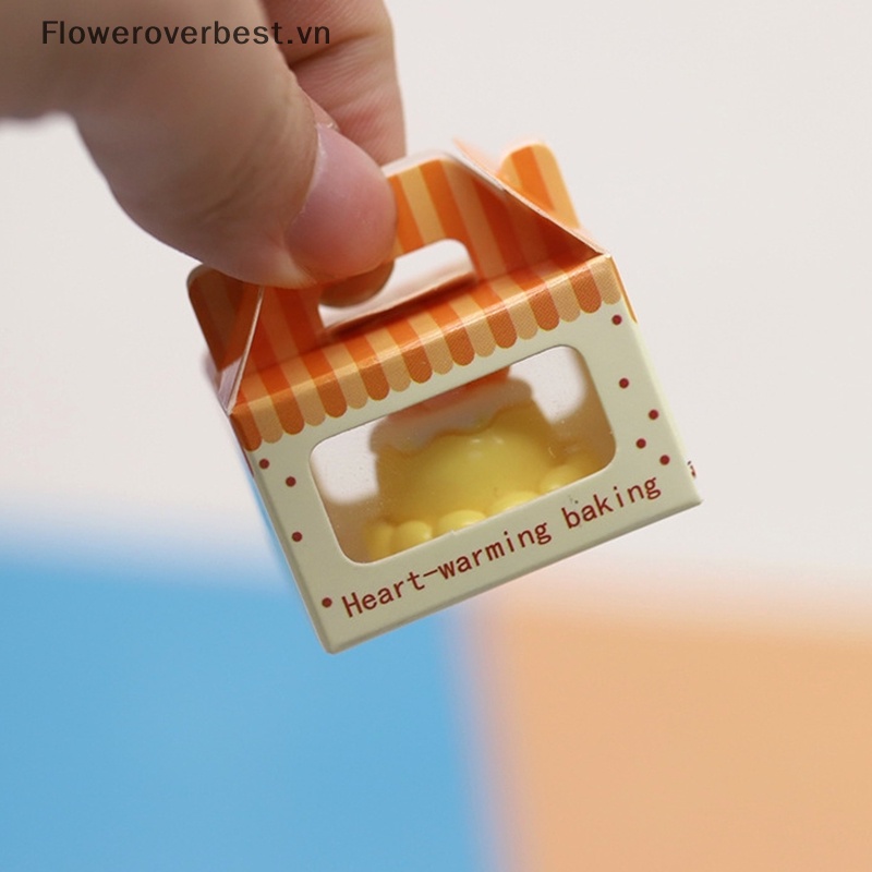 Fbvn Set 3 Hộp Đựng Bánh / Món Tráng Miệng Nhỏ Xinh Trang Trí Nhà Búp Bê 1: 12