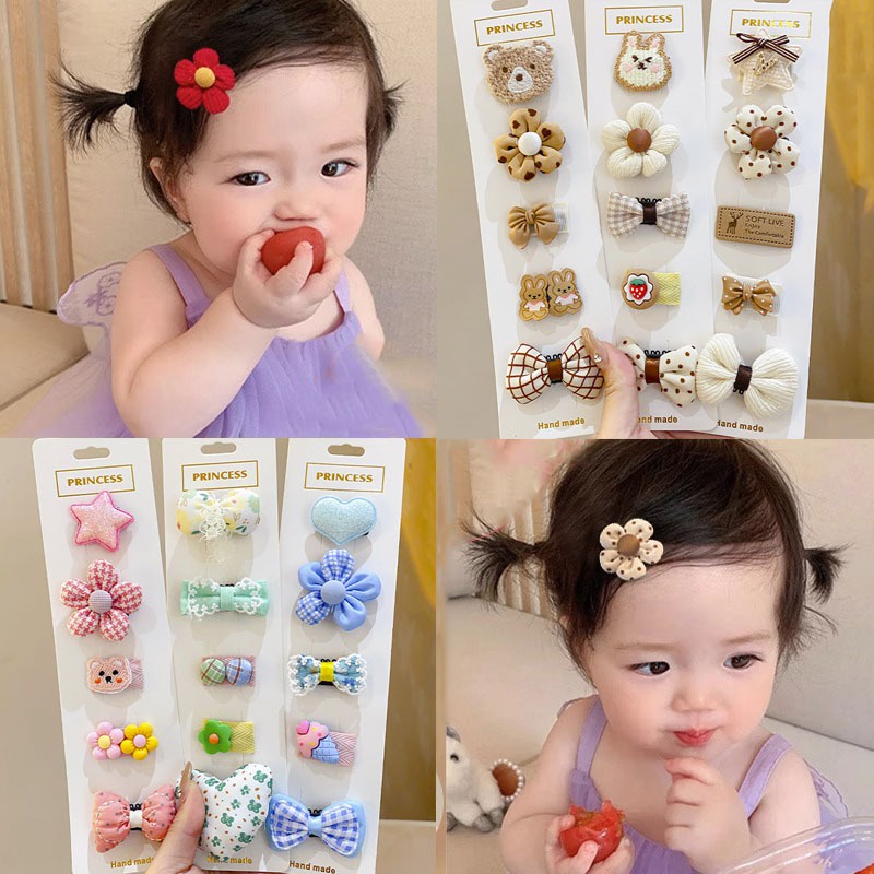 Kẹp Tóc Dễ Thương Cho Bé Gái Không Đau